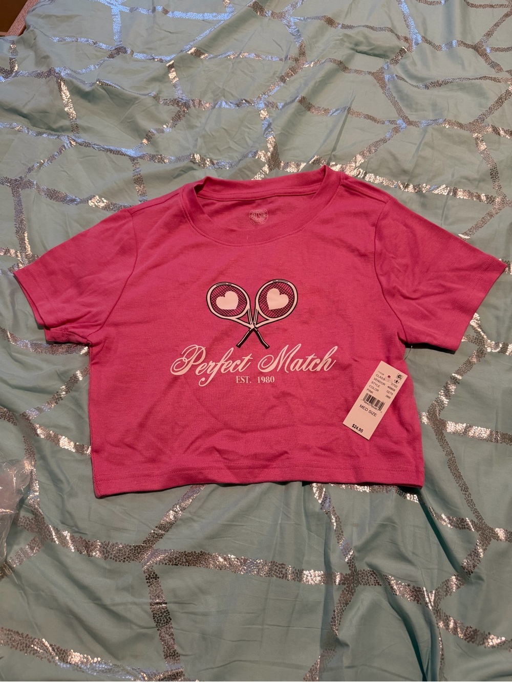 Perfect Match Pink Graphic Tee